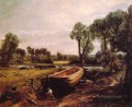 Barco Construcción Paisaje romántico John Constable